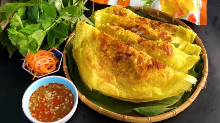 bánh xèo miền tây