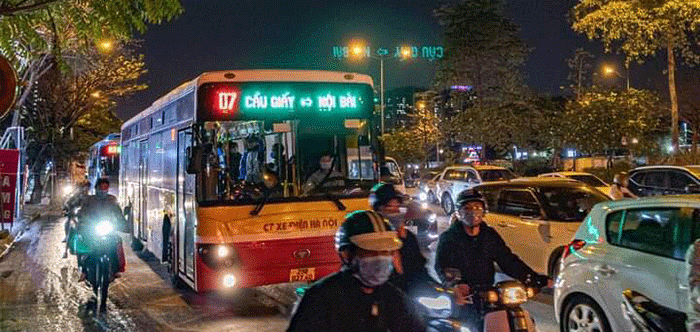 Lộ trình chuyến xe buýt 07: Cầu Giấy - Nội Bài