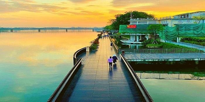 Cầu Gỗ Lim Huế - Nét kiến trúc độc đáo hiện đại tại Huế
